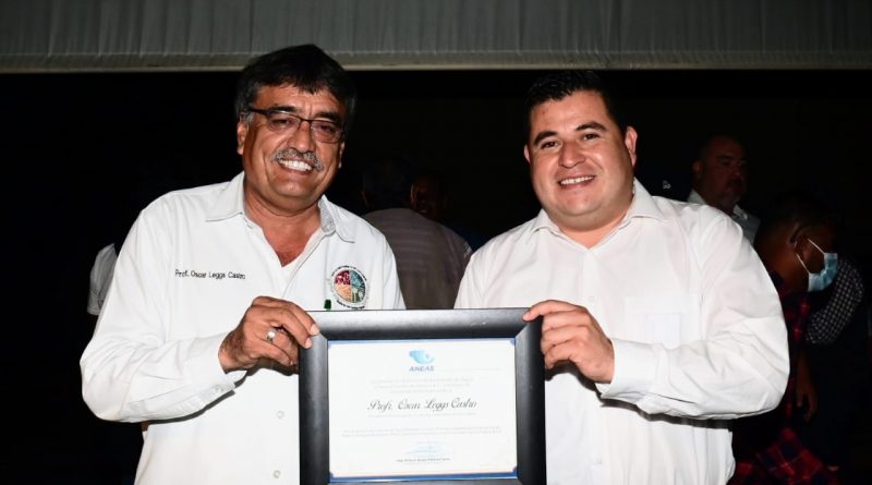 Reconoce ANEAS al presidente de Los Cabos Oscar Leggs Castro por la gestión en proyectos importantes en materia de agua potable