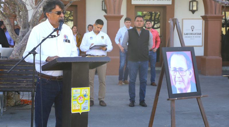 Encabeza alcalde Oscar Leggs Castro la conmemoración del XXXIV aniversario luctuoso del profesor Jesús Castro Agúndez