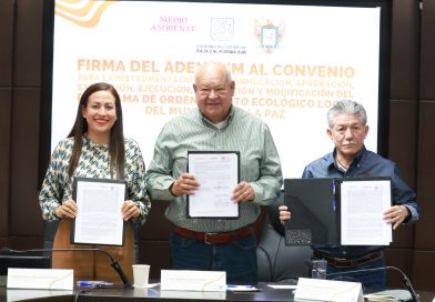 Firman Gobierno de BCS, federal y ayuntamiento de La Paz convenio de colaboración en materia ambiental