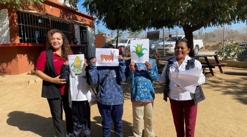 un total de 551 niñas y niños sostienen una plática en español y mixteco promovido por IMAIA Los Cabos
