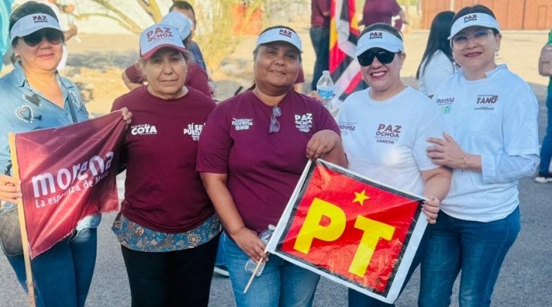 Objetivo cumplido, a un mes del proceso electoral, la ciudadanía loretana se apoderó de la 4T: Paz Ochoa