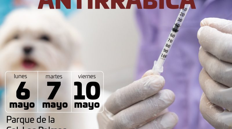 Por salud de la población, implementan campaña de vacunación antirrábica en la colonia Las Palmas