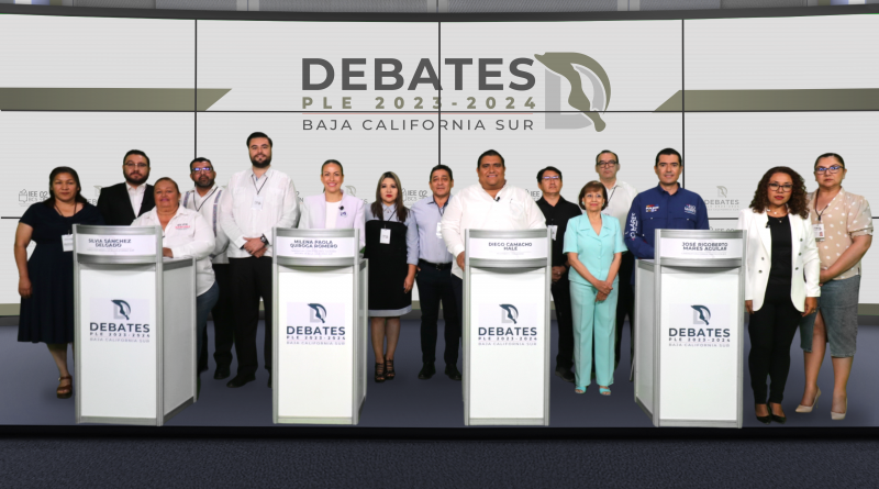Realiza IEEBCS primer debate oficial de candidaturas a la alcaldía de La Paz