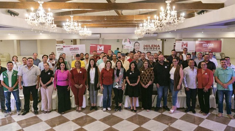 Participa Milena Quiroga en encuentro con empresarios de La Paz 