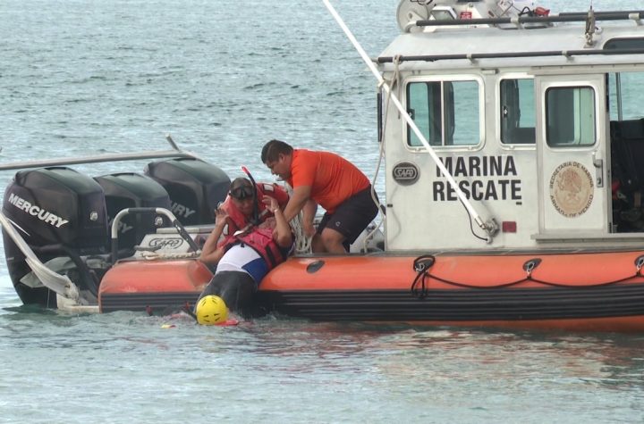 Imagen de archivo de demostración de rescate naval