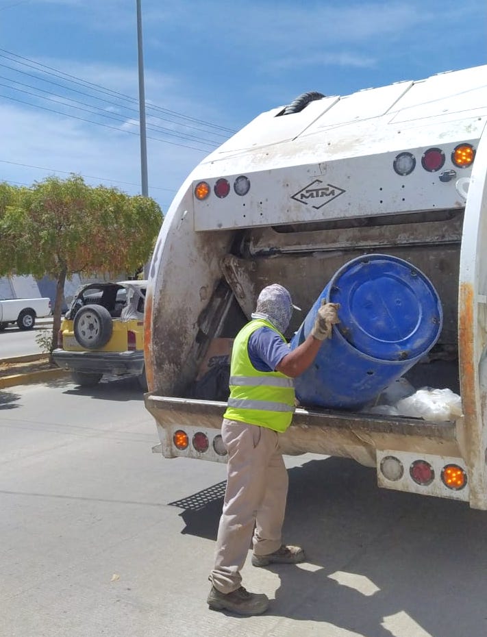 Operan 106 rutas de recolección de basura en Los Cabos