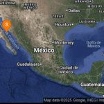 Se registra sismo de 4.1 carca de Santa Rosalía