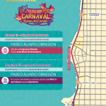 Anuncian cierres a la circulación con motivo del Carnaval La Paz 2026