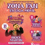 Promueve Ayuntamiento de La Paz boletos para Ricky Martín, Natalia Jiménez y Capibaras Tour; aún quedan