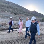 Supervisan Gobernador Víctor Castro y la Presidenta Claudia Sheinbaum avances de la Presa El Novillo