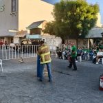 Estudiantes de la UABCS participan en capacitación sobre uso de extintores